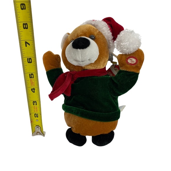 Keds Bear Collectible Animated Plush Santa Jingle Bells 8” - Picture 2 of 7
